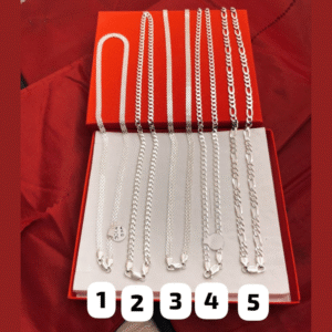 Cadenas en Plata Italiana Ley 925 – Tejidos Exclusivos