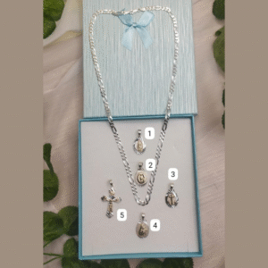 Combo Cadena Cartier 5 mm + Dije #5 en Plata 925 (60 cm – 16 g)