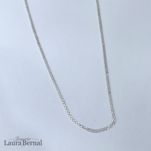 Cadena china 2.86 gr / 60 cm / 1 mm plata italiana