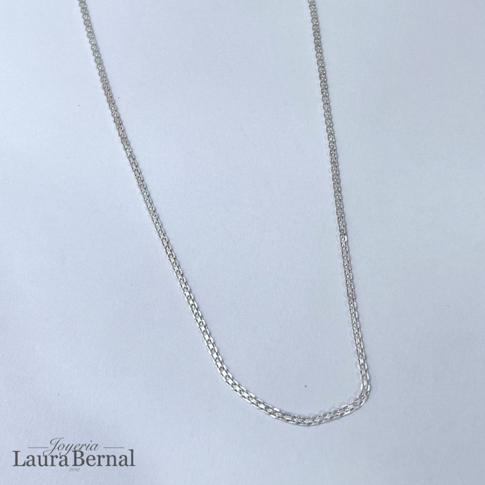 Cadena china 2.86 gr / 60 cm / 1 mm plata italiana