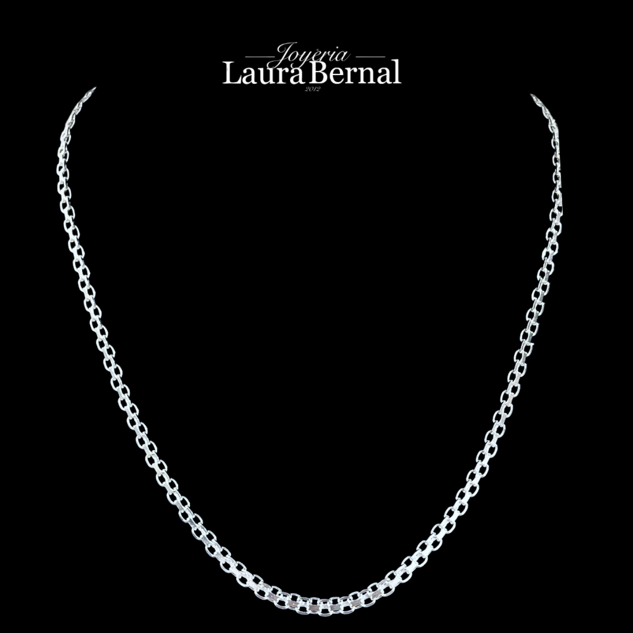 Cadena china 3.99 gr / 50 cm / 2 mm plata italiana - Imagen 4