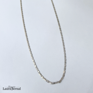 Cadena escalera 2.3 gr / 50 cm / 1 mm plata italiana