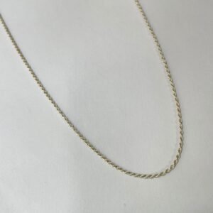 Cadena lazo 2.49 gr / 50 cm / 1 mm plata italiana