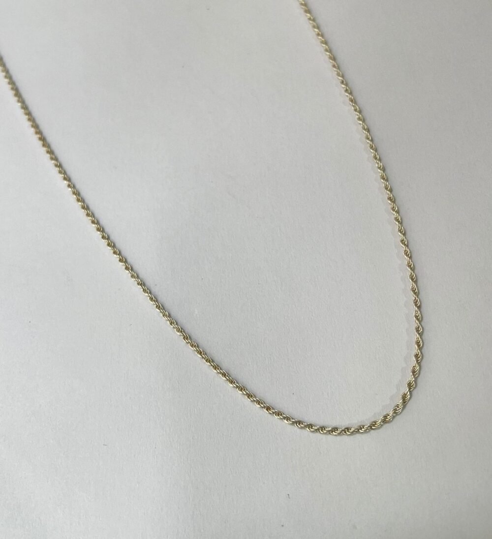 Cadena lazo 2.49 gr / 50 cm / 1 mm plata italiana