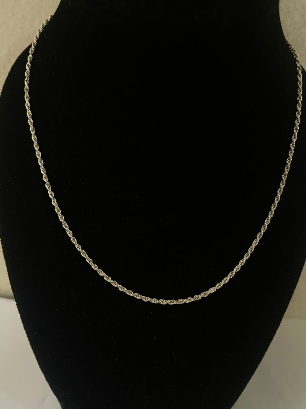 Cadena lazo 2.49 gr / 50 cm / 1 mm plata italiana - Imagen 4