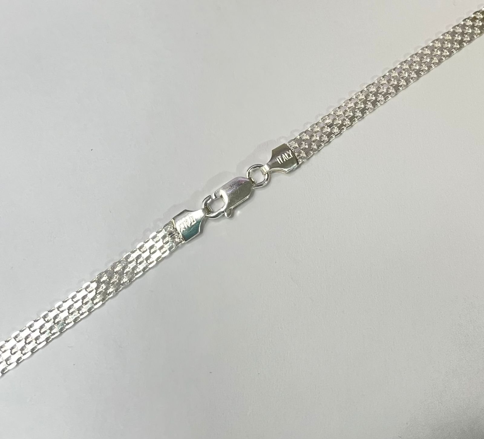 Cadena China 11.57 gr / 60 cm / 5 mm plata italiana - Imagen 2