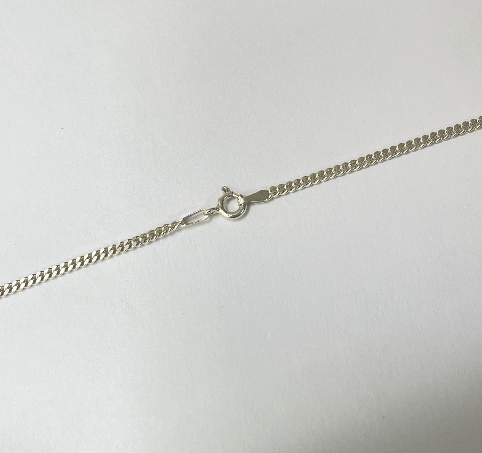 Cadena cubana 5.36 gr / 45 cm / 1.5 mm plata italiana - Imagen 2