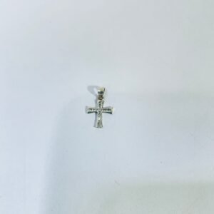 Dije cruz circones 0.70 gr / 2 cm / plata italiana