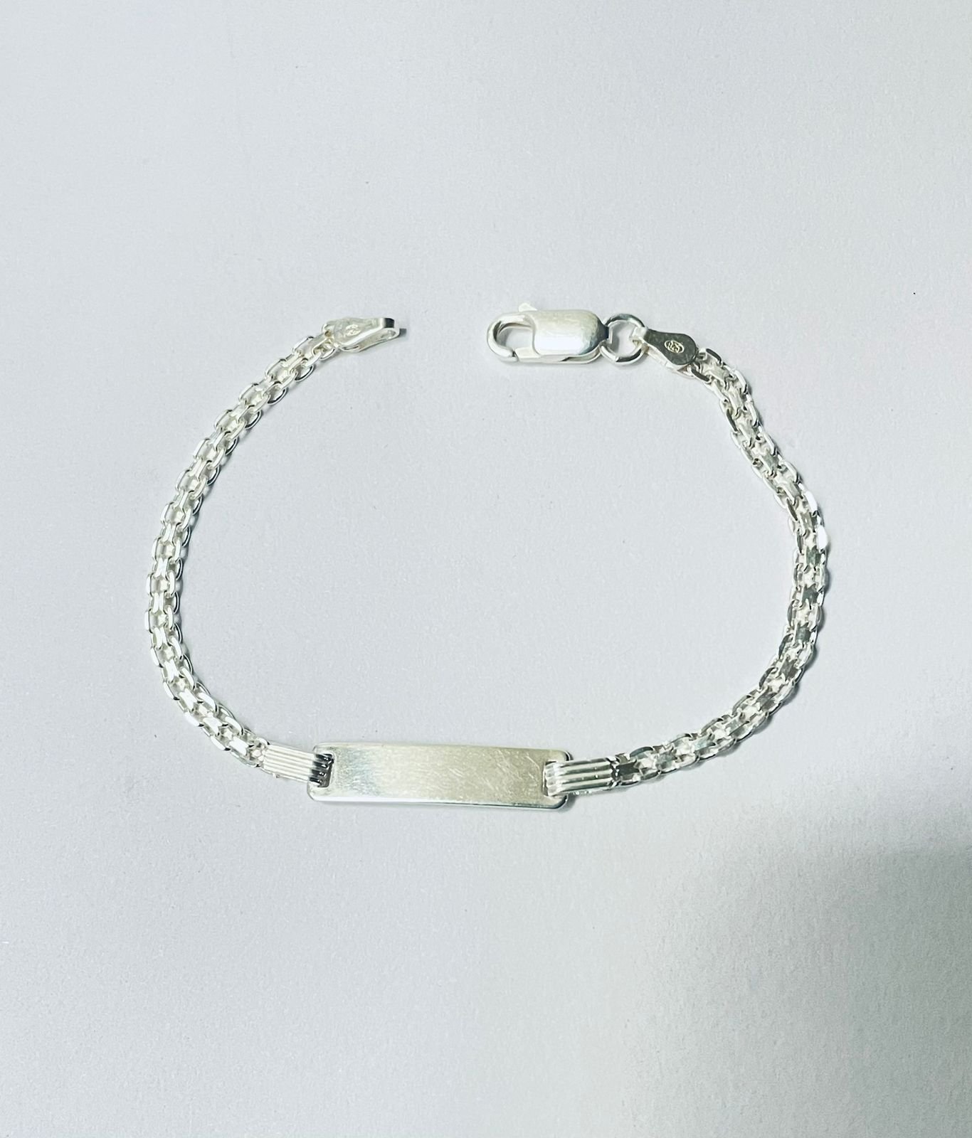 Esclava china 3.24 gr / 16.5 cm / 3 mm plata italiana