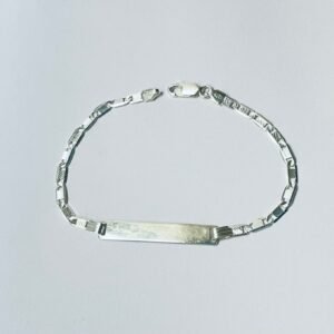 Esclava escalera 3.95 gr / 19.5 cm / 3 mm plata italiana