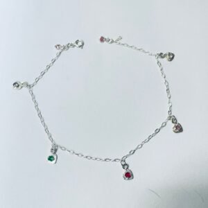 Tobillera especial 3.24 gr / 25.5 cm / 1 mm plata italiana