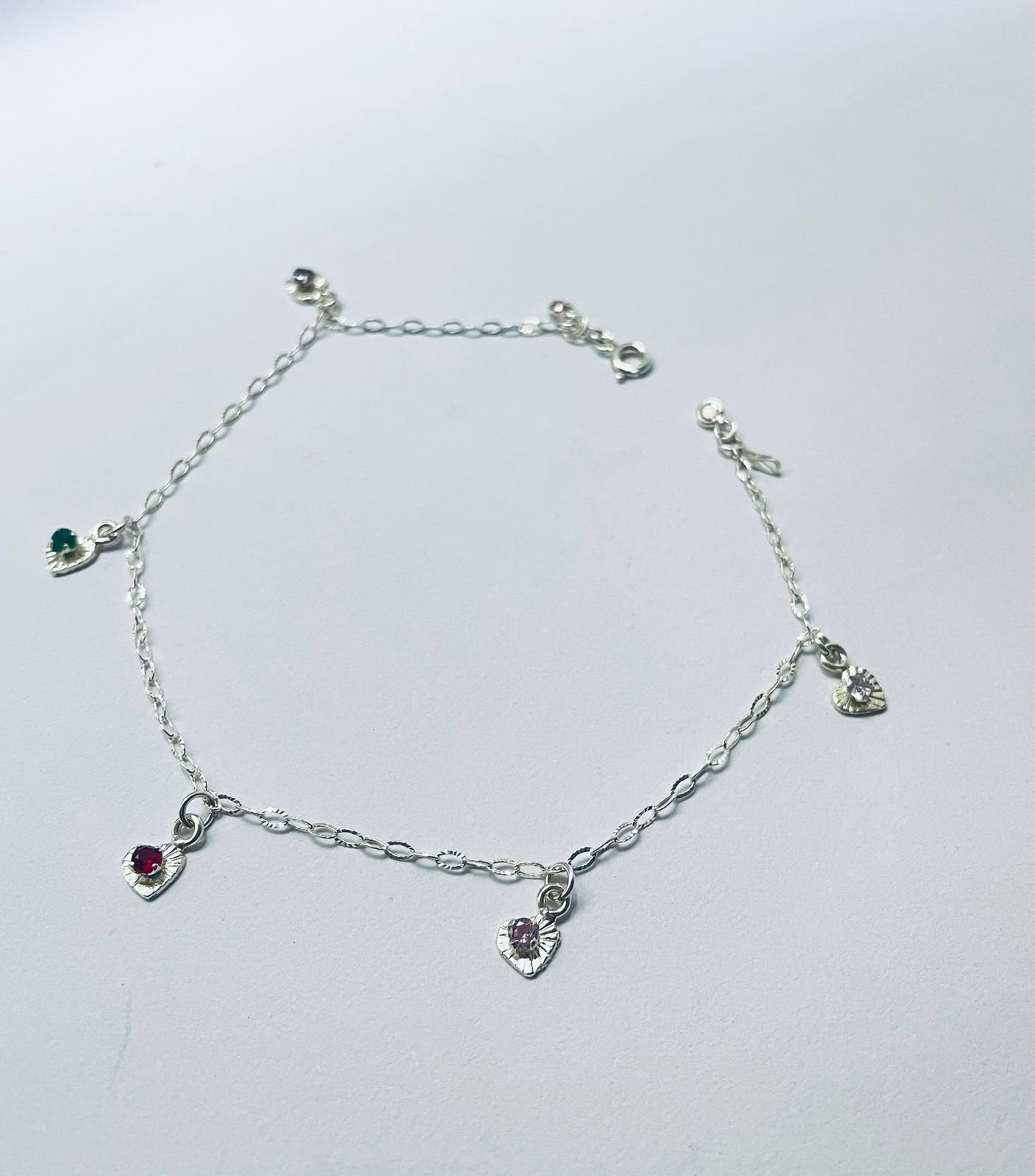 Tobillera especial 3.24 gr / 25.5 cm / 1 mm plata italiana - Imagen 2