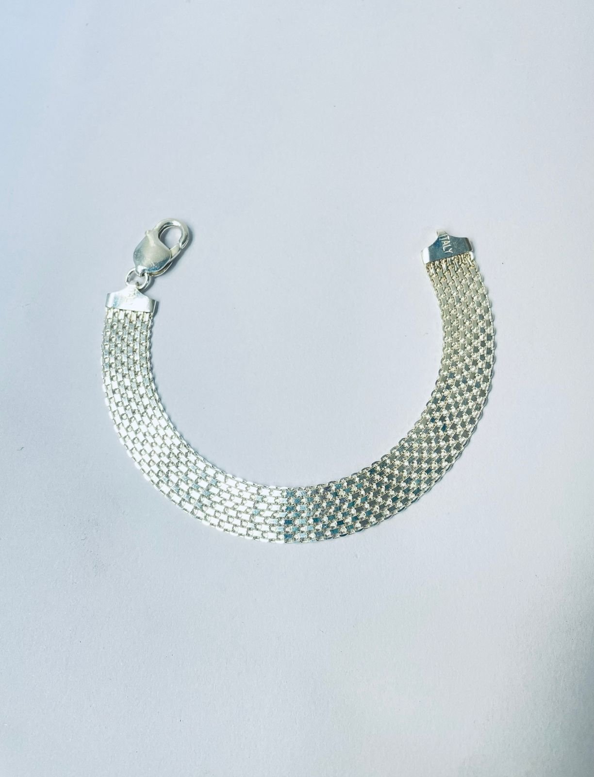 Pulso chino 13.91 gr / 21 cm / 1 cm plata italiana