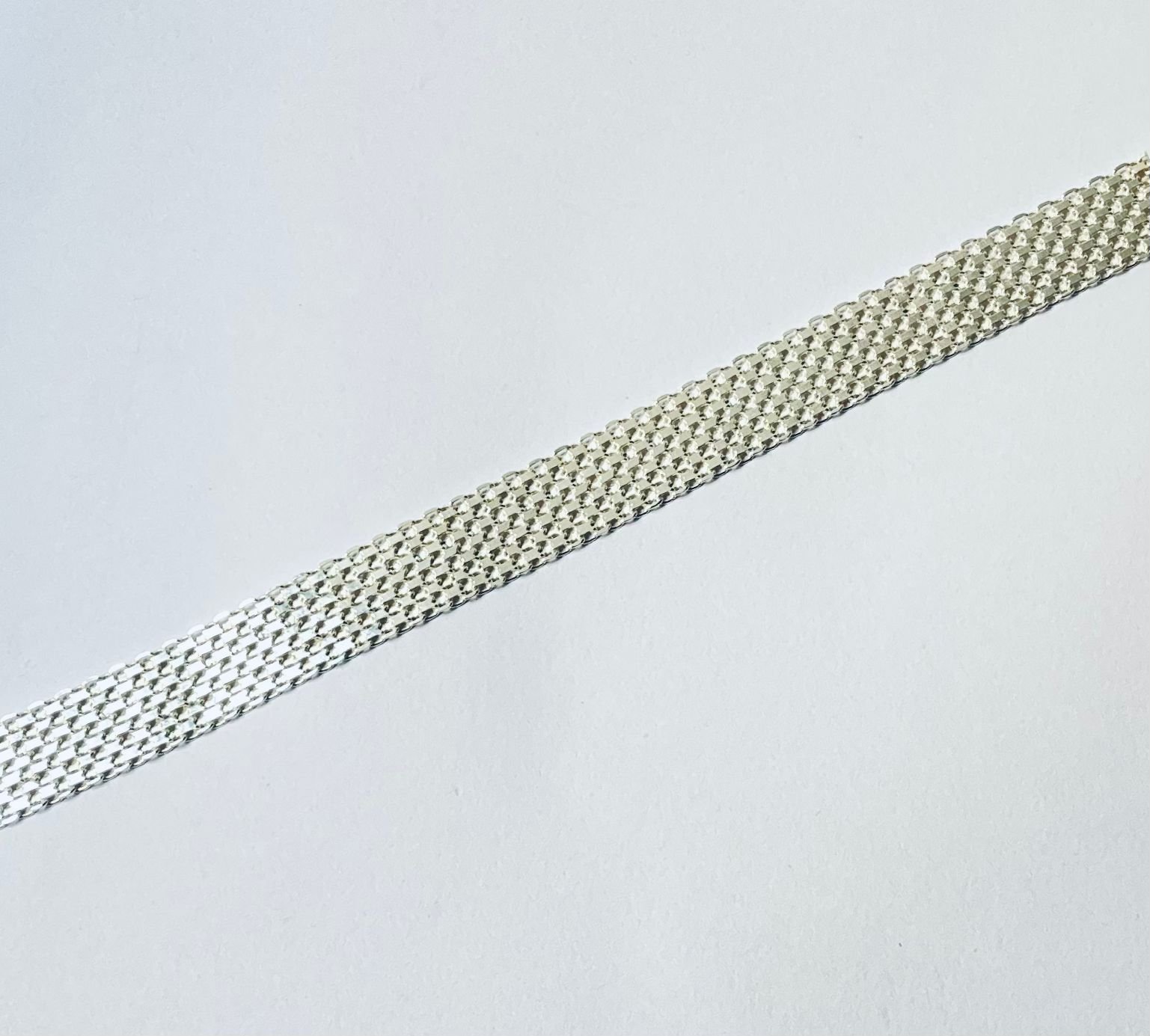 Pulso chino 13.91 gr / 21 cm / 1 cm plata italiana - Imagen 2