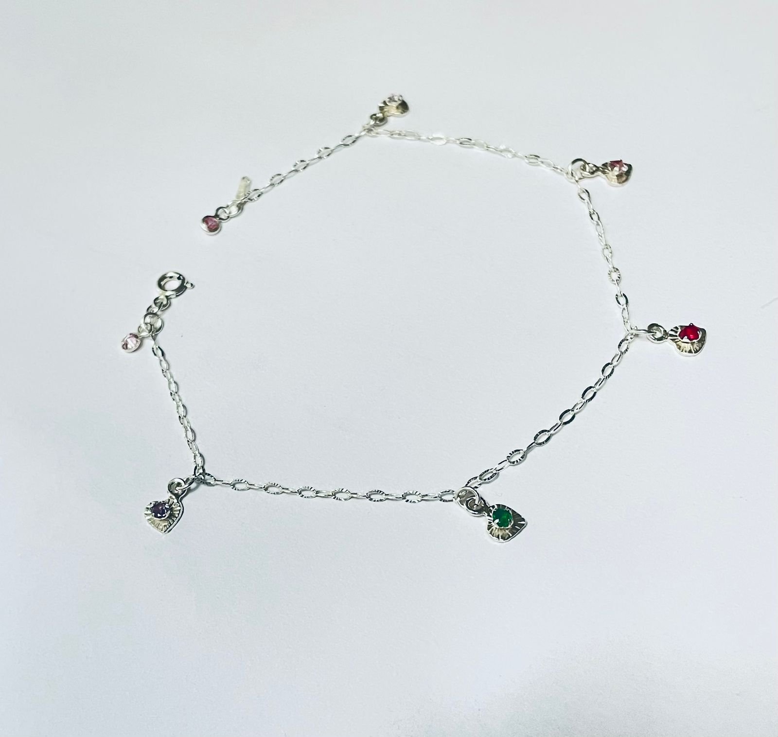 Tobillera especial 3.24 gr / 25.5 cm / 1 mm plata italiana - Imagen 3