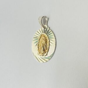 Dije Guadalupe 4.63 gr / 2 cm / plata italiana