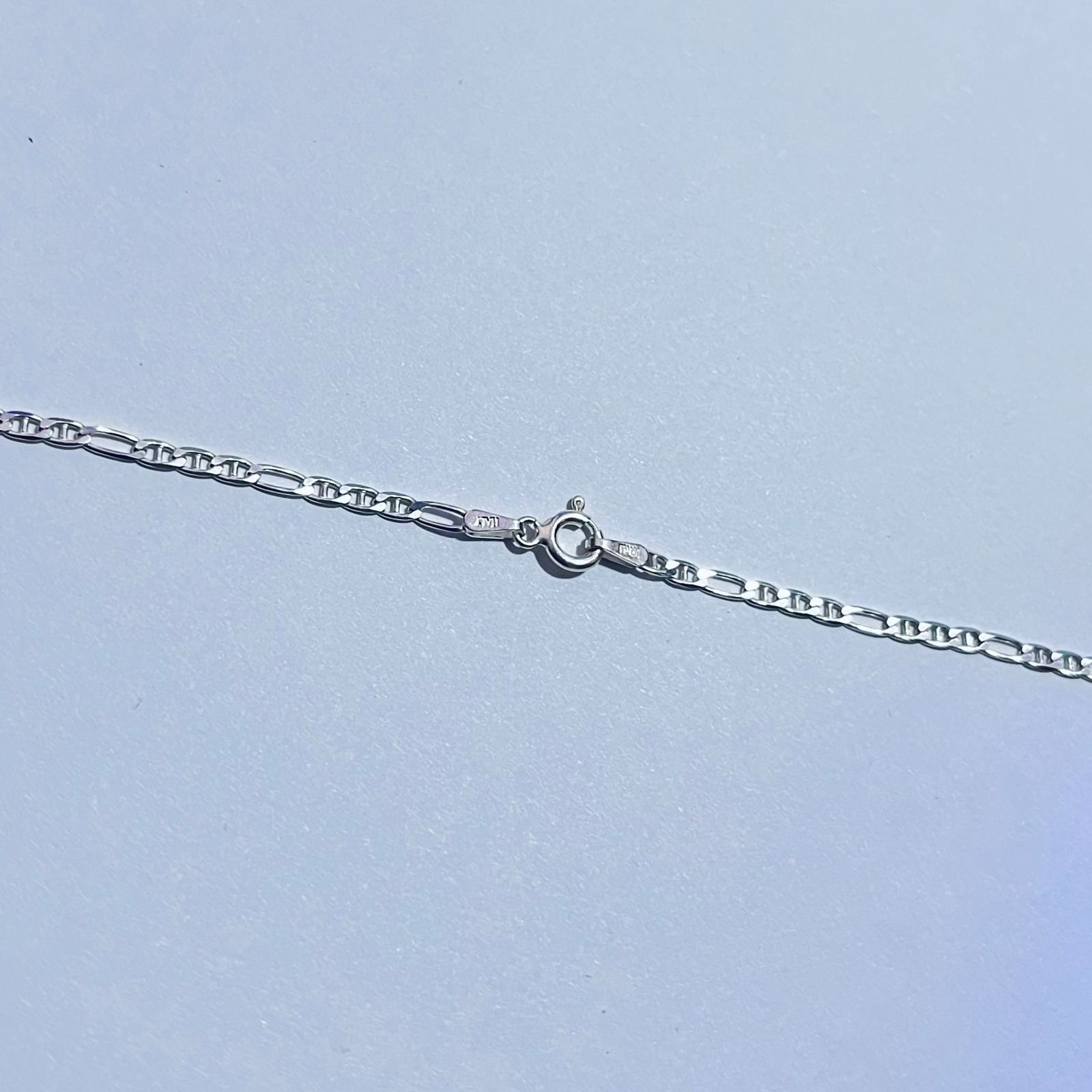 Cadena Cartier 4.8 gr / 60 cm / 1.5 mm plata italiana - Imagen 2