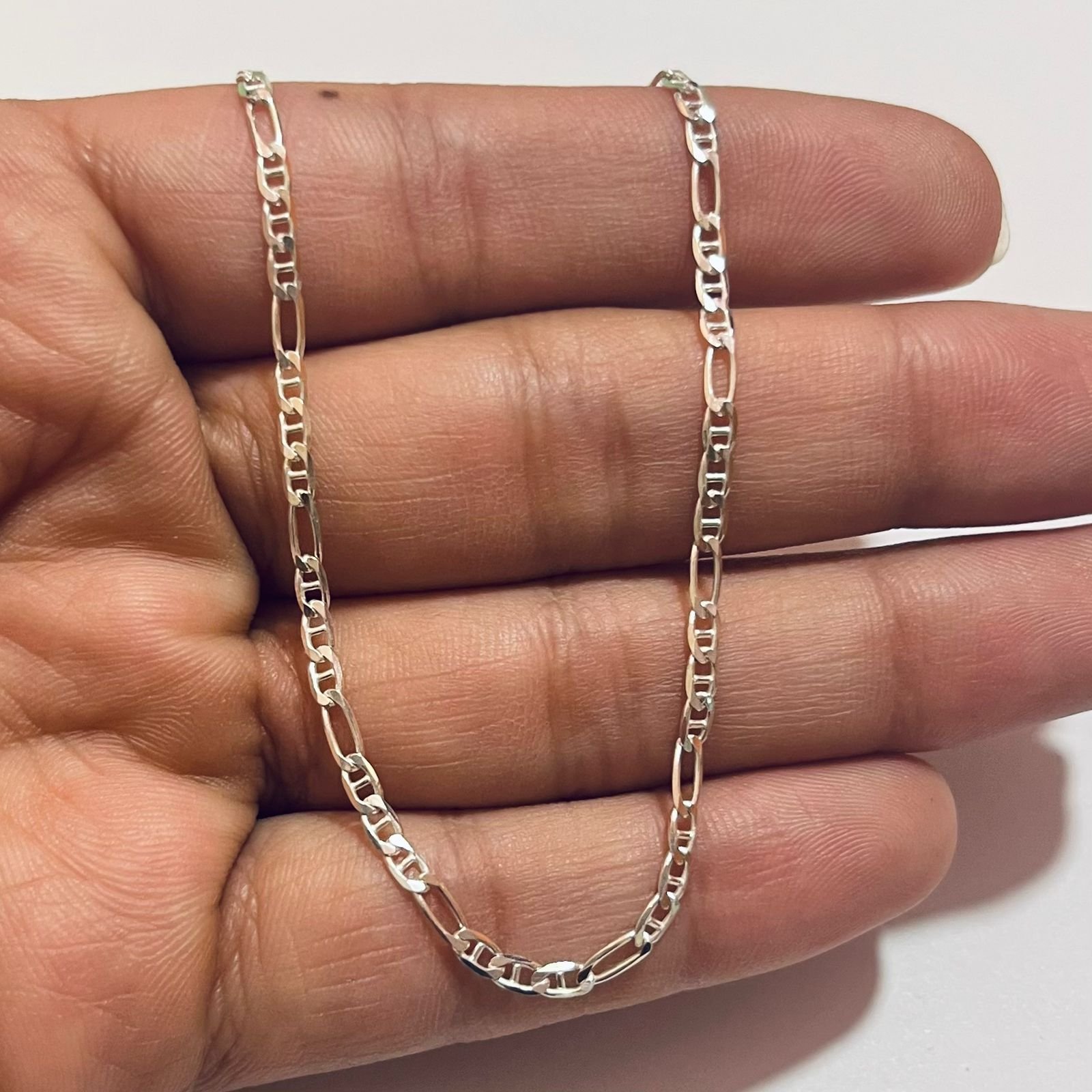 Cadena Cartier 4.8 gr / 60 cm / 1.5 mm plata italiana - Imagen 3