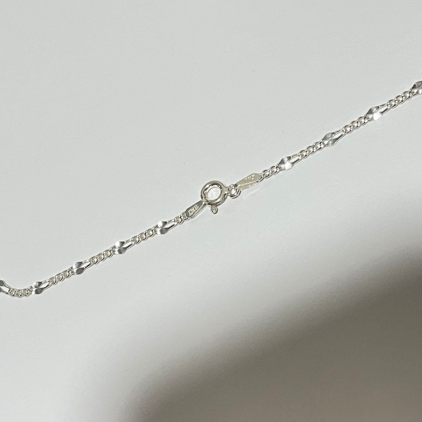 Cadena Cartier 2.71 gr / 50 cm / 1 mm plata italiana - Imagen 2