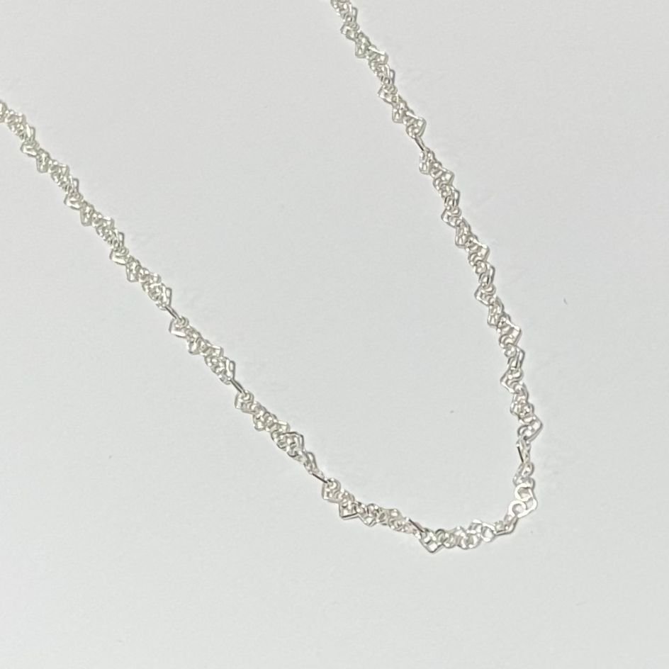 Cadena corazón 2.47 gr / 50 cm / 1.5 mm plata italiana