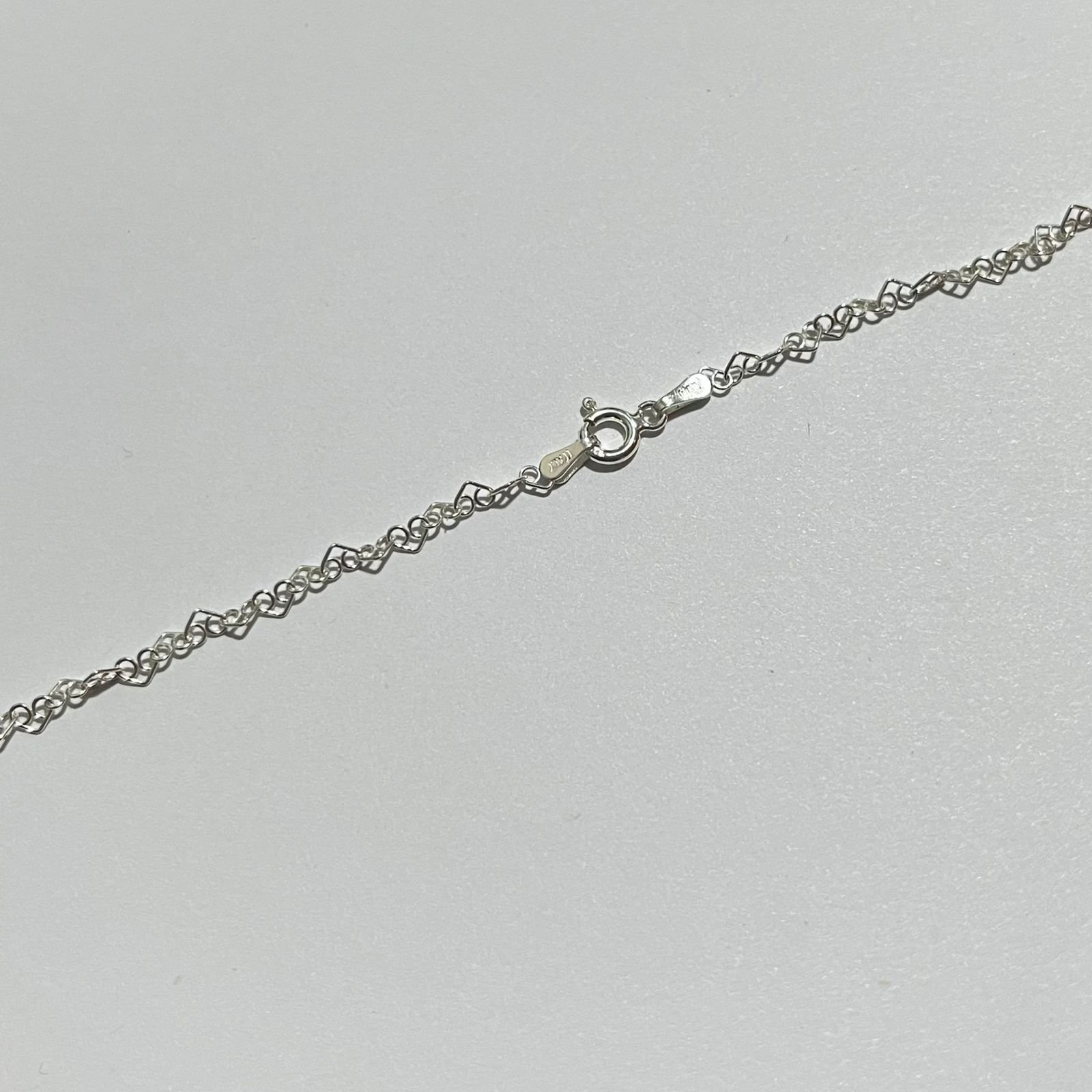 Cadena corazón 2.47 gr / 50 cm / 1.5 mm plata italiana - Imagen 2